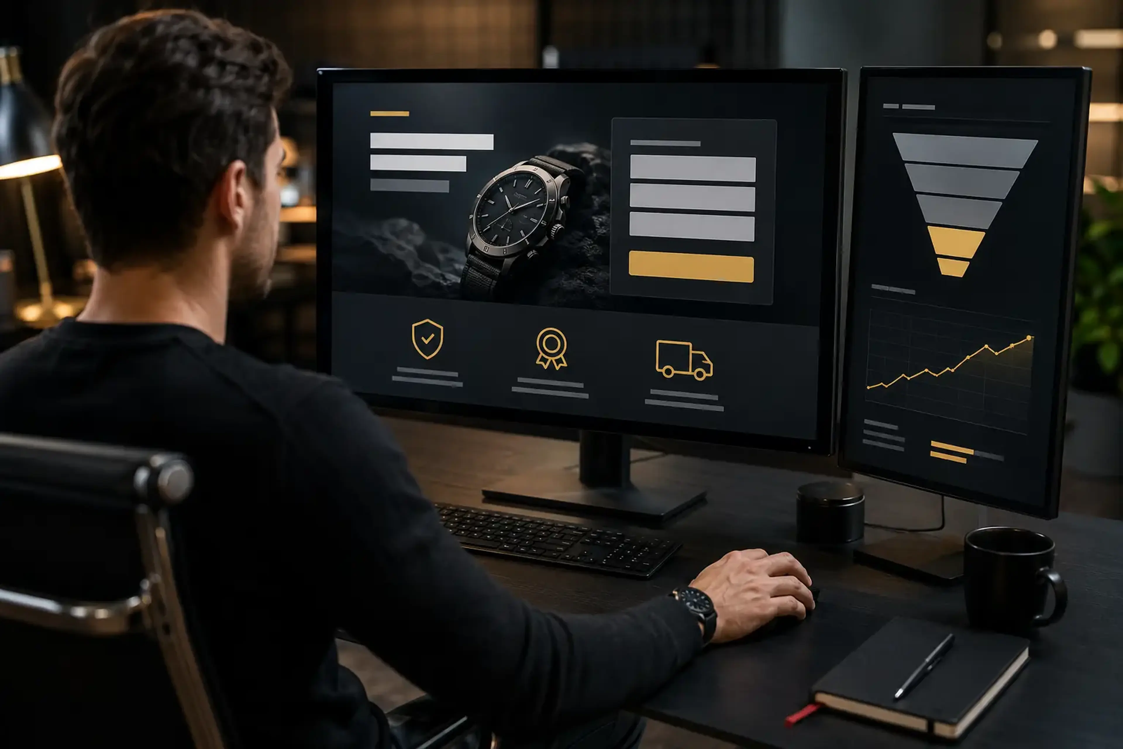 Landing page estratégica preparada para gerar conversões